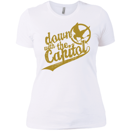 T-Shirts White / X-Small Down with the Capitol Women's Premium T-Shirt