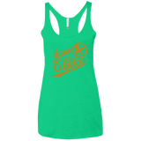 T-Shirts Envy / X-Small Down with the Capitol Women's Triblend Racerback Tank