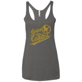 T-Shirts Premium Heather / X-Small Down with the Capitol Women's Triblend Racerback Tank