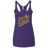 T-Shirts Purple / X-Small Down with the Capitol Women's Triblend Racerback Tank