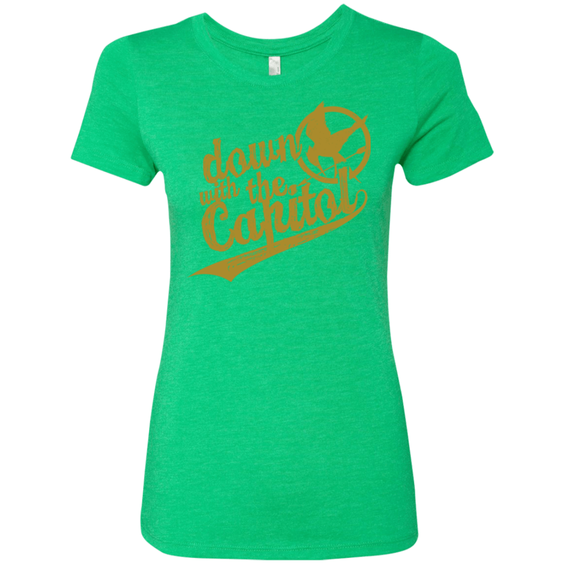T-Shirts Envy / Small Down with the Capitol Women's Triblend T-Shirt