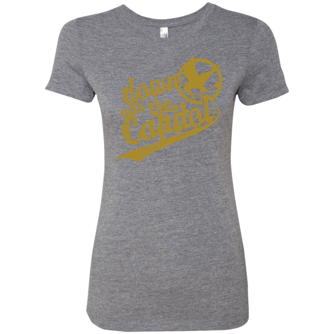 T-Shirts Premium Heather / Small Down with the Capitol Women's Triblend T-Shirt
