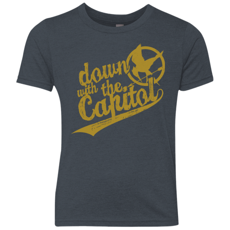 T-Shirts Vintage Navy / YXS Down with the Capitol Youth Triblend T-Shirt