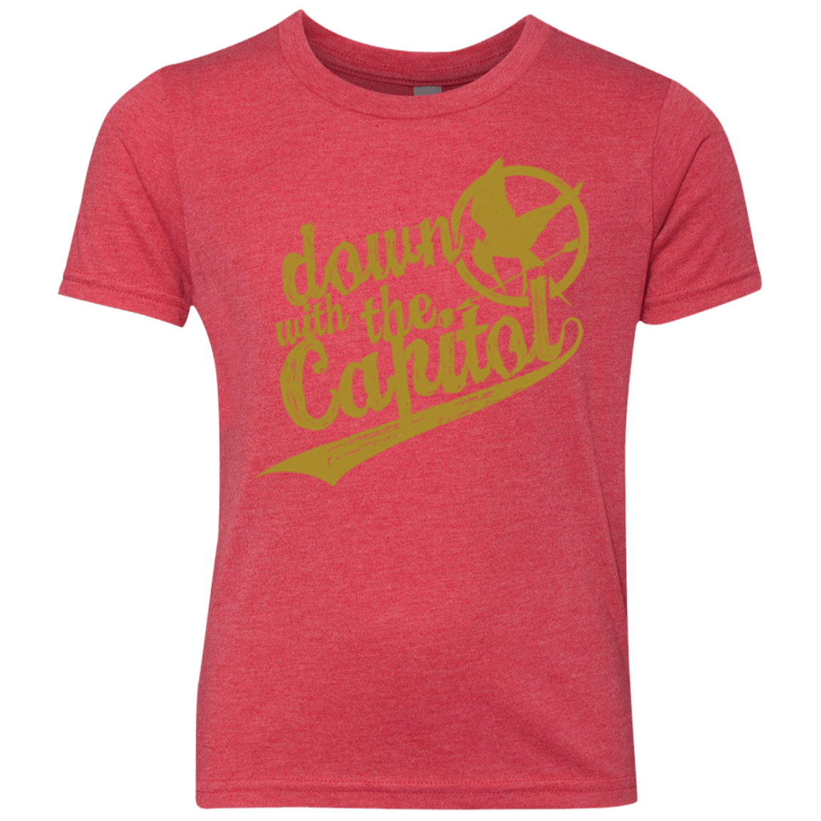 T-Shirts Vintage Red / YXS Down with the Capitol Youth Triblend T-Shirt