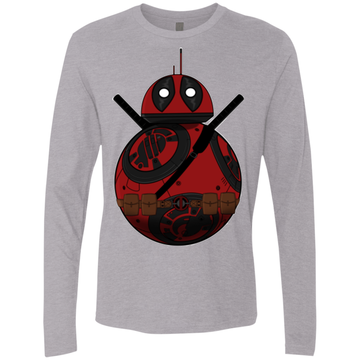 T-Shirts Heather Grey / Small DP8 Men's Premium Long Sleeve