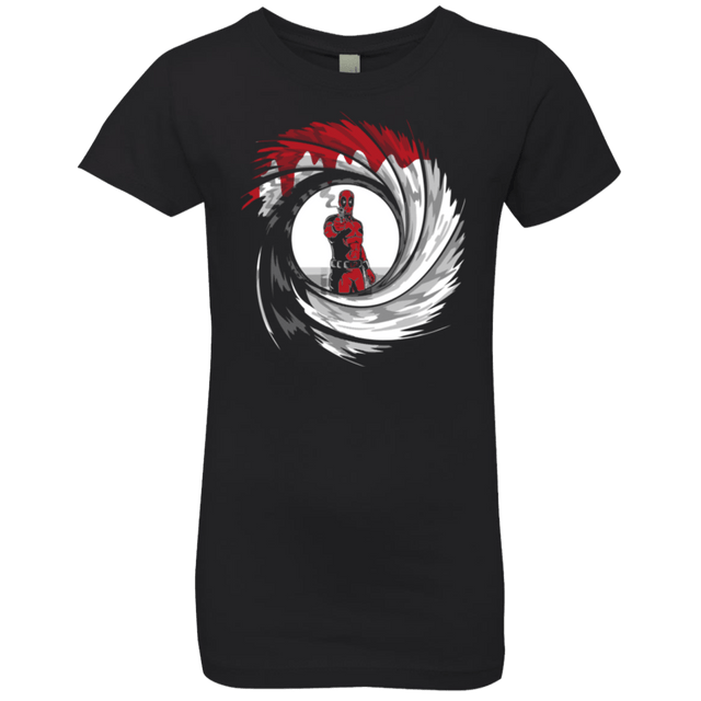 T-Shirts Black / YXS Dpool Shot Girls Premium T-Shirt