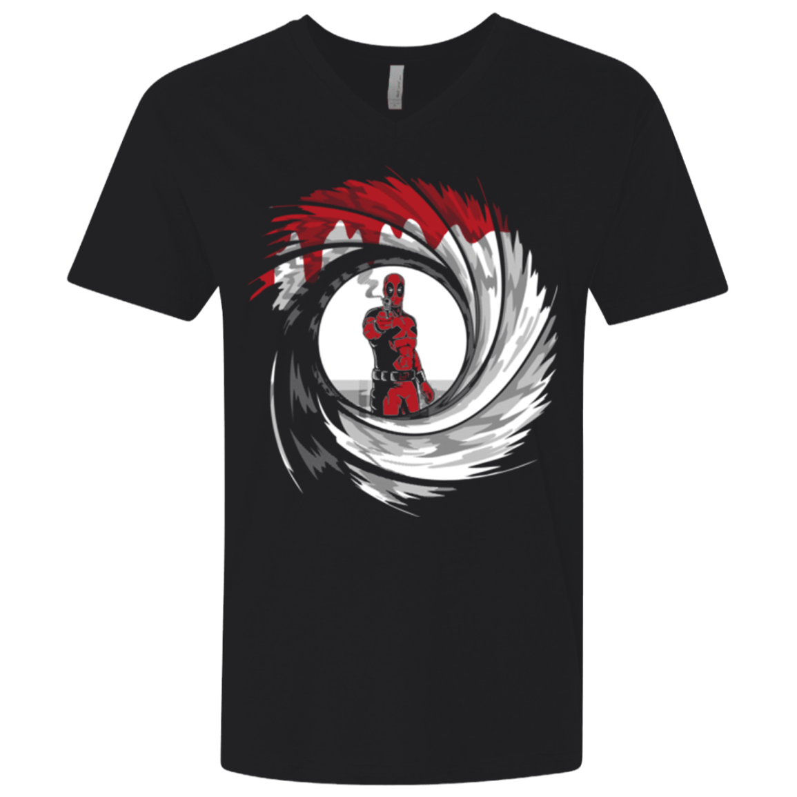 T-Shirts Black / X-Small Dpool Shot Men's Premium V-Neck