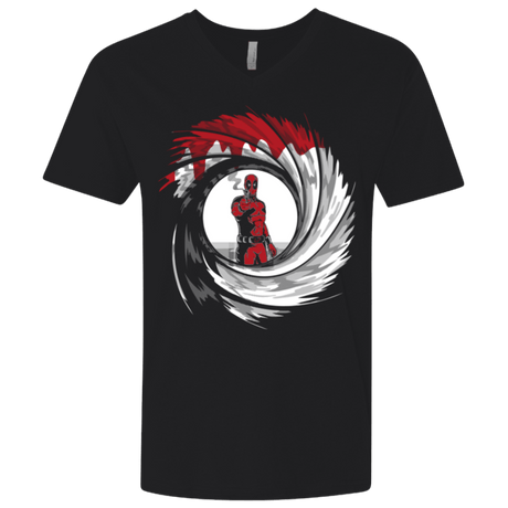 T-Shirts Black / X-Small Dpool Shot Men's Premium V-Neck