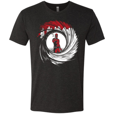 T-Shirts Vintage Black / Small Dpool Shot Men's Triblend T-Shirt