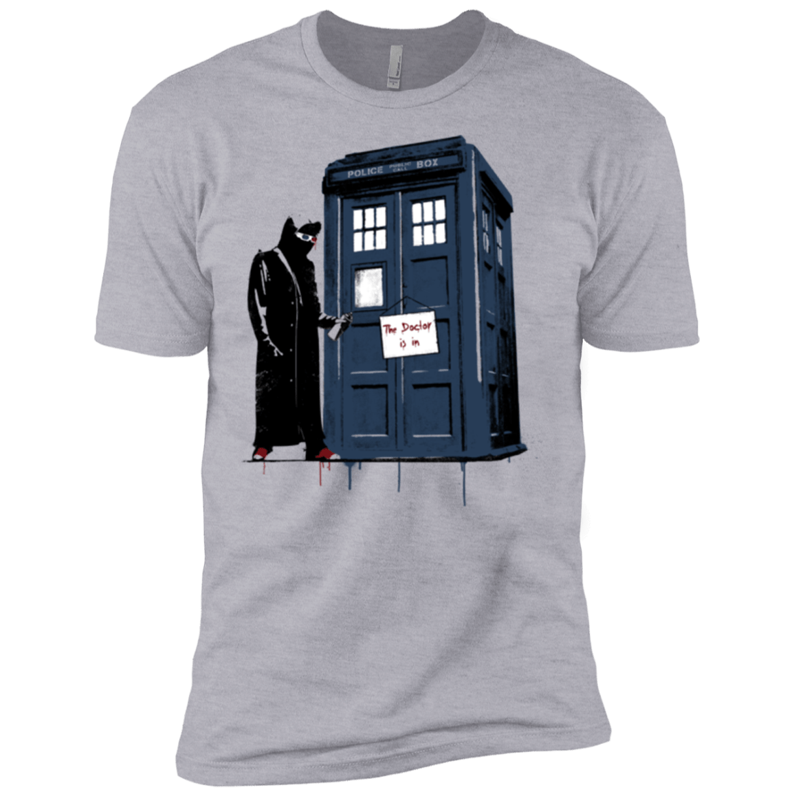 T-Shirts Heather Grey / X-Small DR Banksy 10 Men's Premium T-Shirt