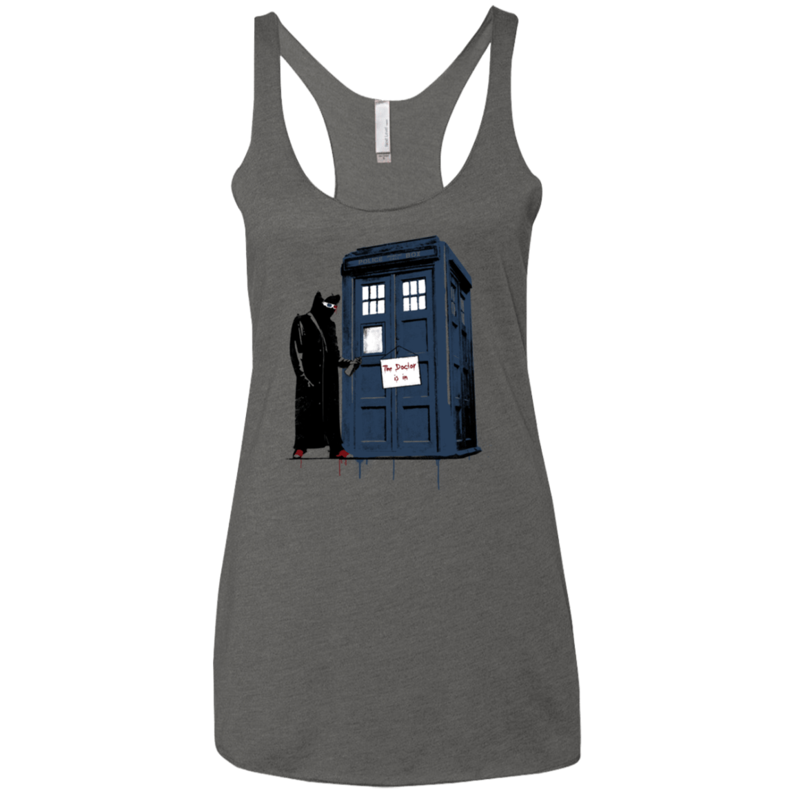 T-Shirts Premium Heather / X-Small DR Banksy 10 Women's Triblend Racerback Tank