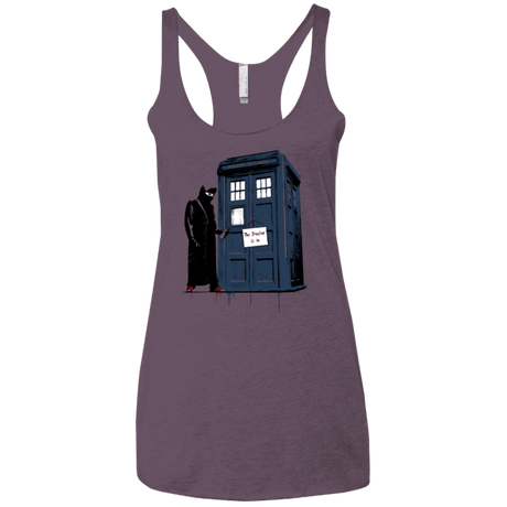 T-Shirts Vintage Purple / X-Small DR Banksy 10 Women's Triblend Racerback Tank