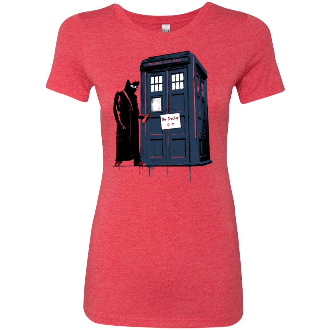 T-Shirts Vintage Red / Small DR Banksy 10 Women's Triblend T-Shirt