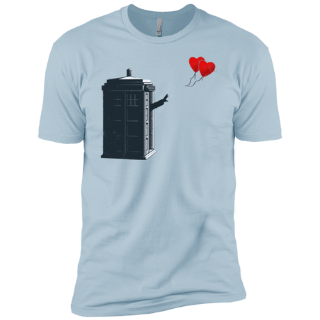 T-Shirts Light Blue / YXS Dr Banksy Heart Balloon Boys Premium T-Shirt