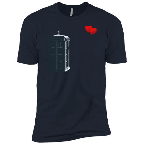 T-Shirts Midnight Navy / YXS Dr Banksy Heart Balloon Boys Premium T-Shirt