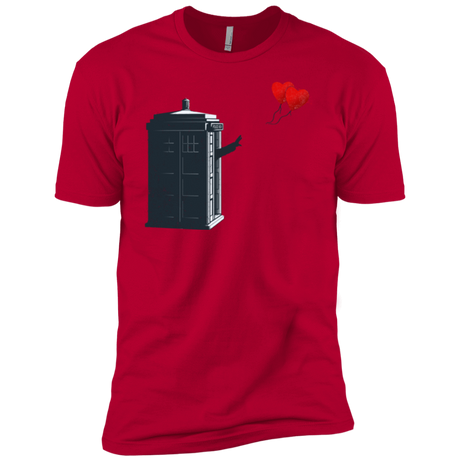 T-Shirts Red / YXS Dr Banksy Heart Balloon Boys Premium T-Shirt