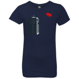 T-Shirts Midnight Navy / YXS Dr Banksy Heart Balloon Girls Premium T-Shirt