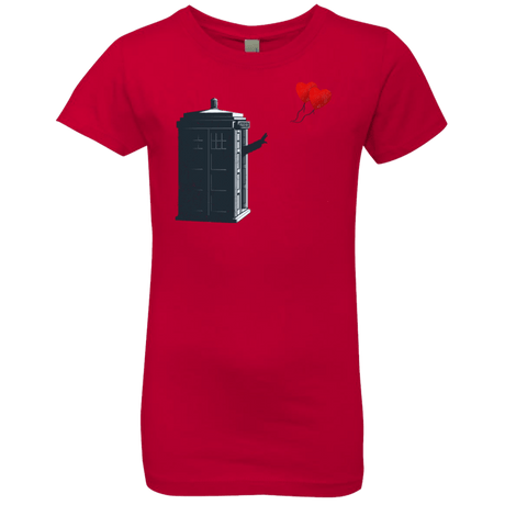 T-Shirts Red / YXS Dr Banksy Heart Balloon Girls Premium T-Shirt