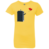 T-Shirts Vibrant Yellow / YXS Dr Banksy Heart Balloon Girls Premium T-Shirt
