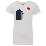 T-Shirts White / YXS Dr Banksy Heart Balloon Girls Premium T-Shirt