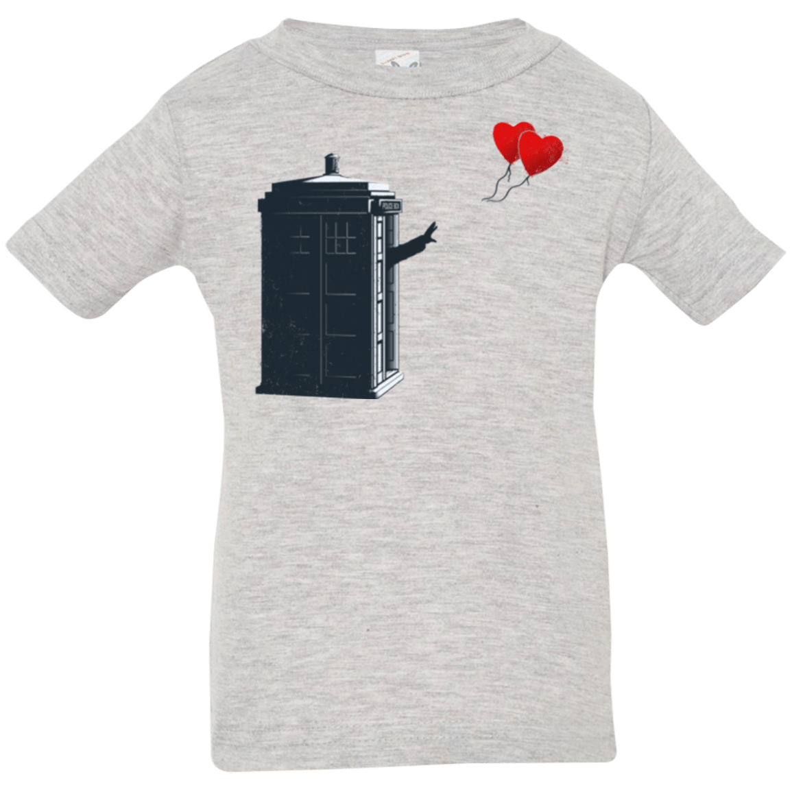 T-Shirts Heather / 6 Months Dr Banksy Heart Balloon Infant PremiumT-Shirt