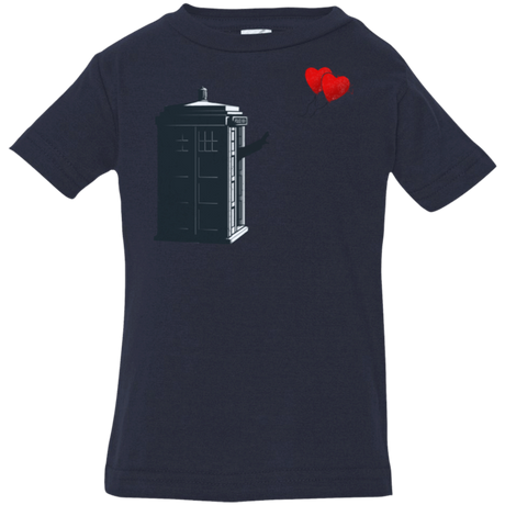 T-Shirts Navy / 6 Months Dr Banksy Heart Balloon Infant PremiumT-Shirt