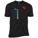T-Shirts Black / X-Small Dr Banksy Heart Balloon Men's Premium T-Shirt
