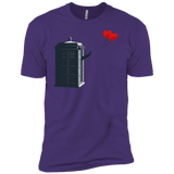 T-Shirts Purple / X-Small Dr Banksy Heart Balloon Men's Premium T-Shirt