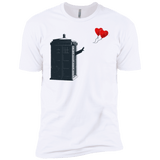 T-Shirts White / X-Small Dr Banksy Heart Balloon Men's Premium T-Shirt