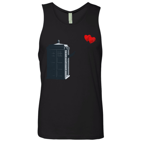 T-Shirts Black / Small Dr Banksy Heart Balloon Men's Premium Tank Top