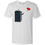 T-Shirts Heather White / Small Dr Banksy Heart Balloon Men's Triblend T-Shirt