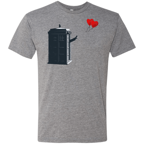 T-Shirts Premium Heather / Small Dr Banksy Heart Balloon Men's Triblend T-Shirt