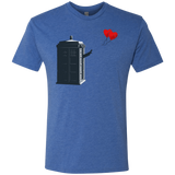 T-Shirts Vintage Royal / Small Dr Banksy Heart Balloon Men's Triblend T-Shirt