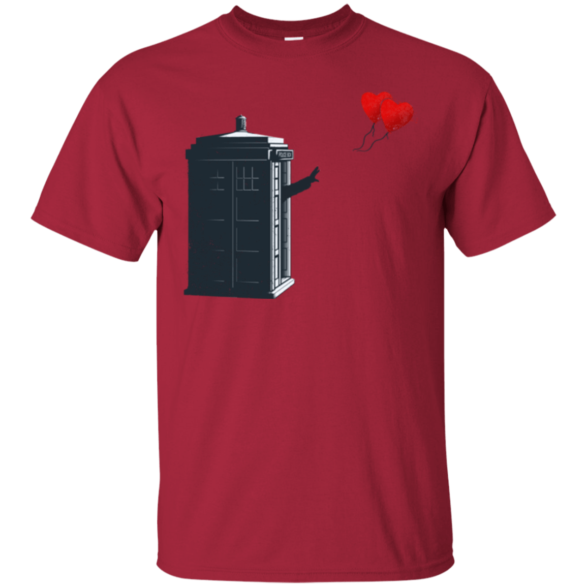T-Shirts Cardinal / Small Dr Banksy Heart Balloon T-Shirt