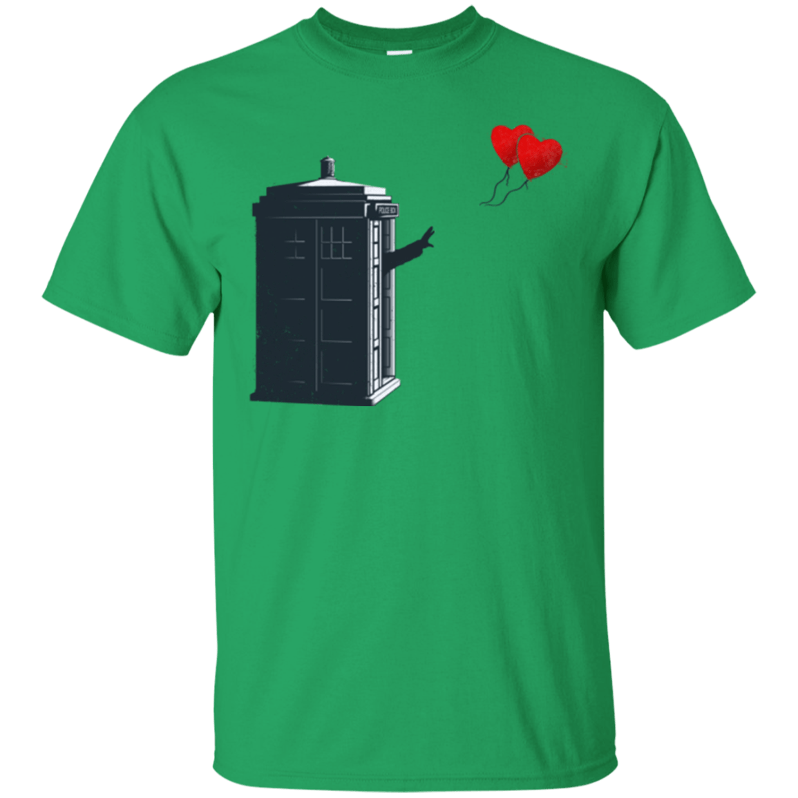 T-Shirts Irish Green / Small Dr Banksy Heart Balloon T-Shirt