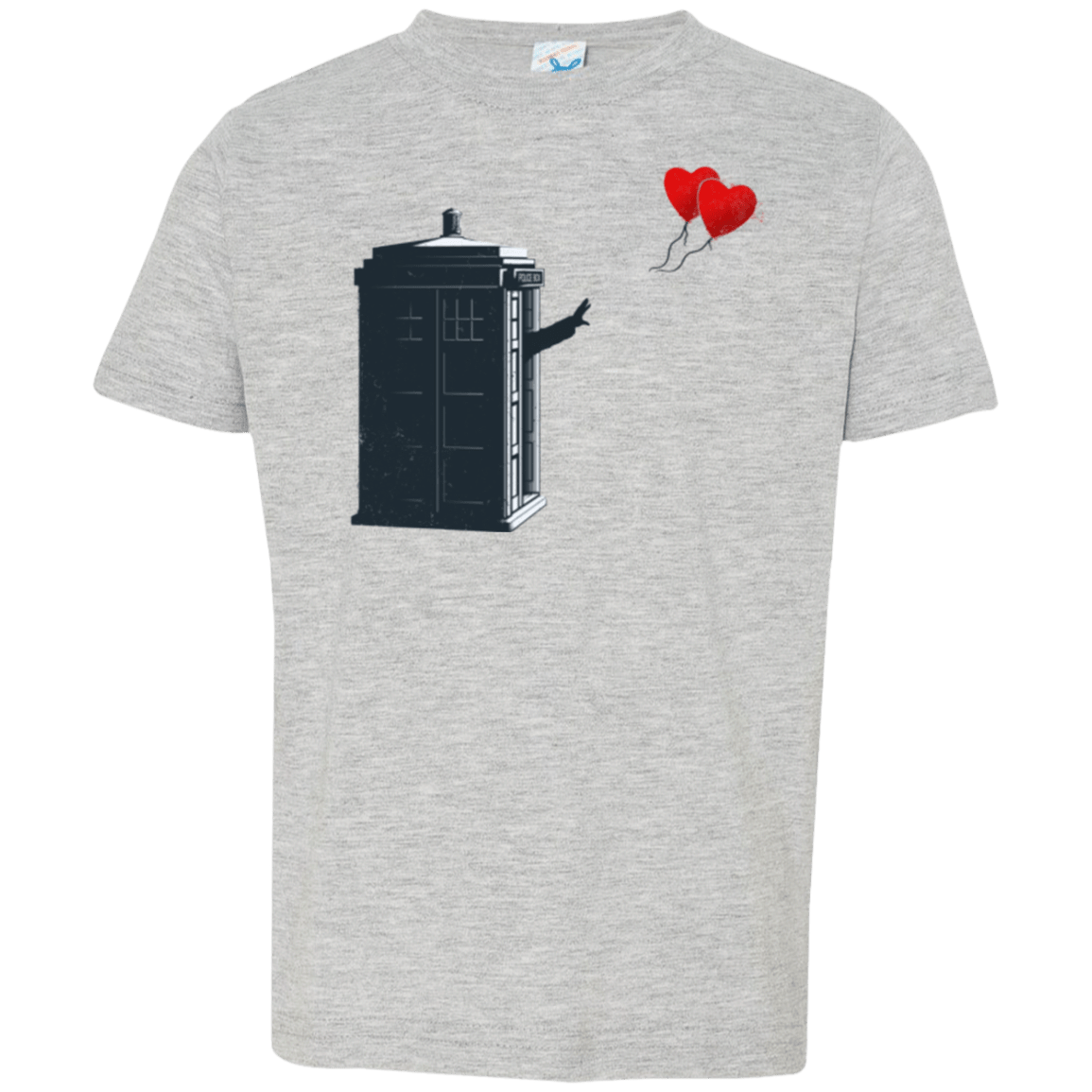 T-Shirts Heather / 2T Dr Banksy Heart Balloon Toddler Premium T-Shirt