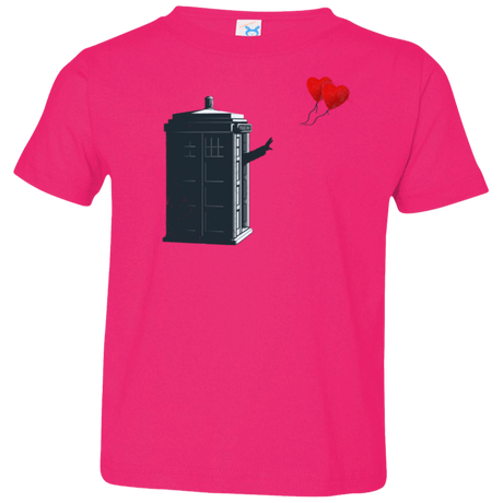 T-Shirts Hot Pink / 2T Dr Banksy Heart Balloon Toddler Premium T-Shirt