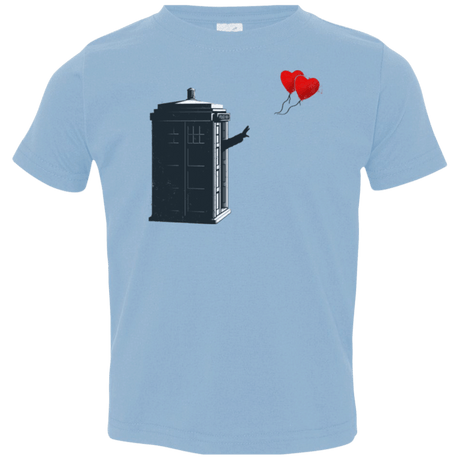 T-Shirts Light Blue / 2T Dr Banksy Heart Balloon Toddler Premium T-Shirt