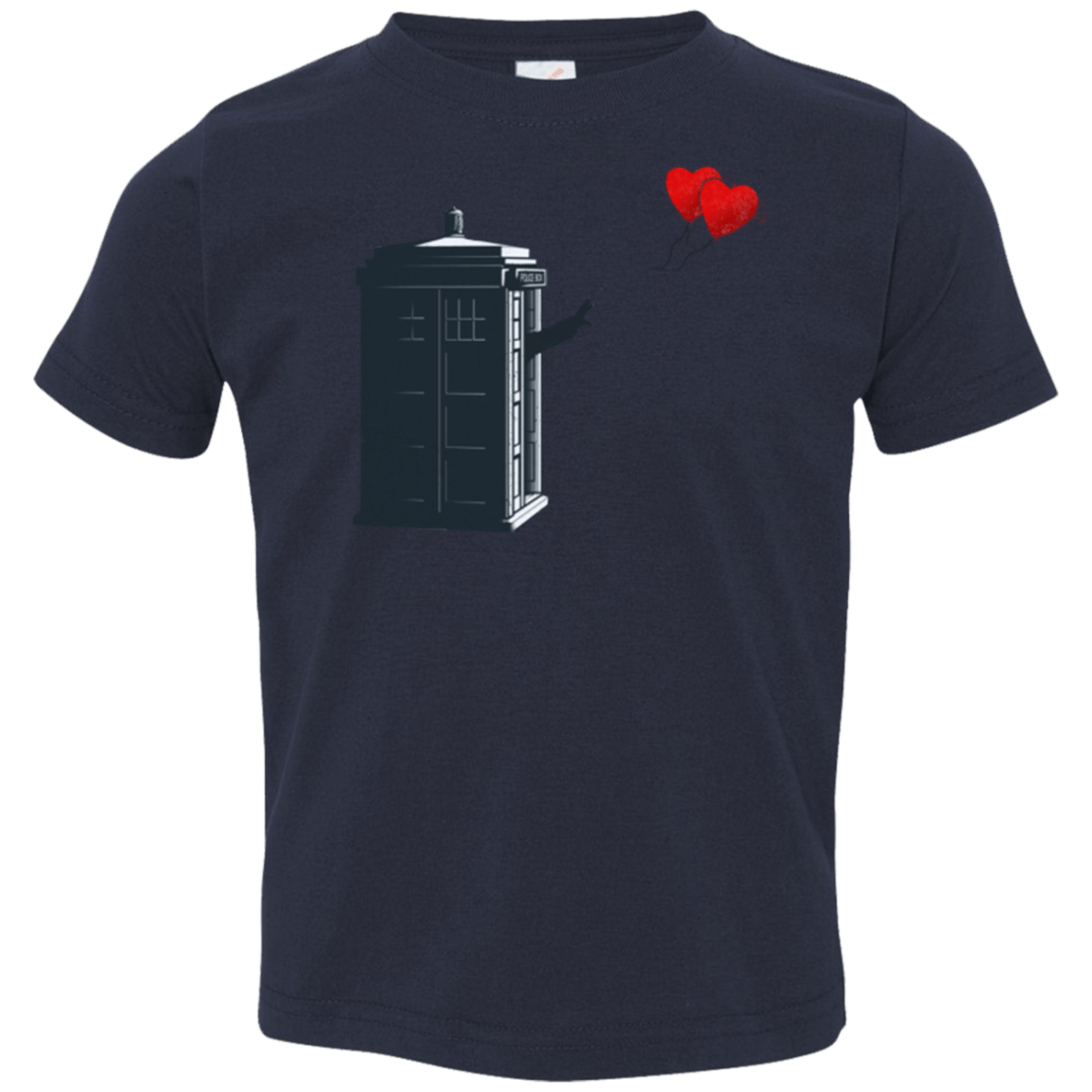 T-Shirts Navy / 2T Dr Banksy Heart Balloon Toddler Premium T-Shirt