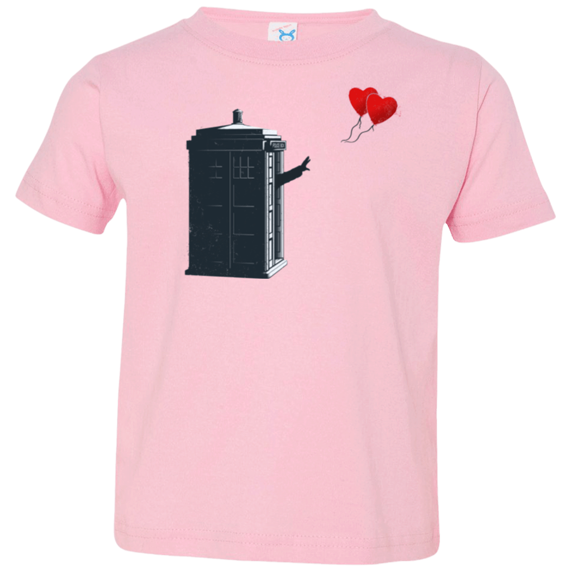 T-Shirts Pink / 2T Dr Banksy Heart Balloon Toddler Premium T-Shirt