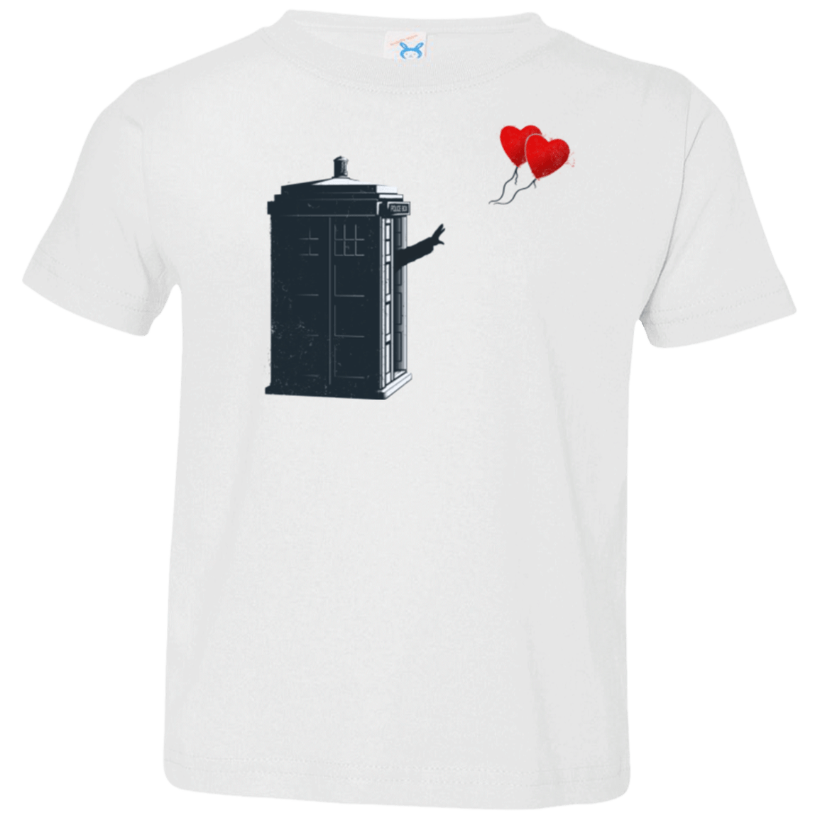 T-Shirts White / 2T Dr Banksy Heart Balloon Toddler Premium T-Shirt
