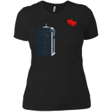 T-Shirts Black / X-Small Dr Banksy Heart Balloon Women's Premium T-Shirt