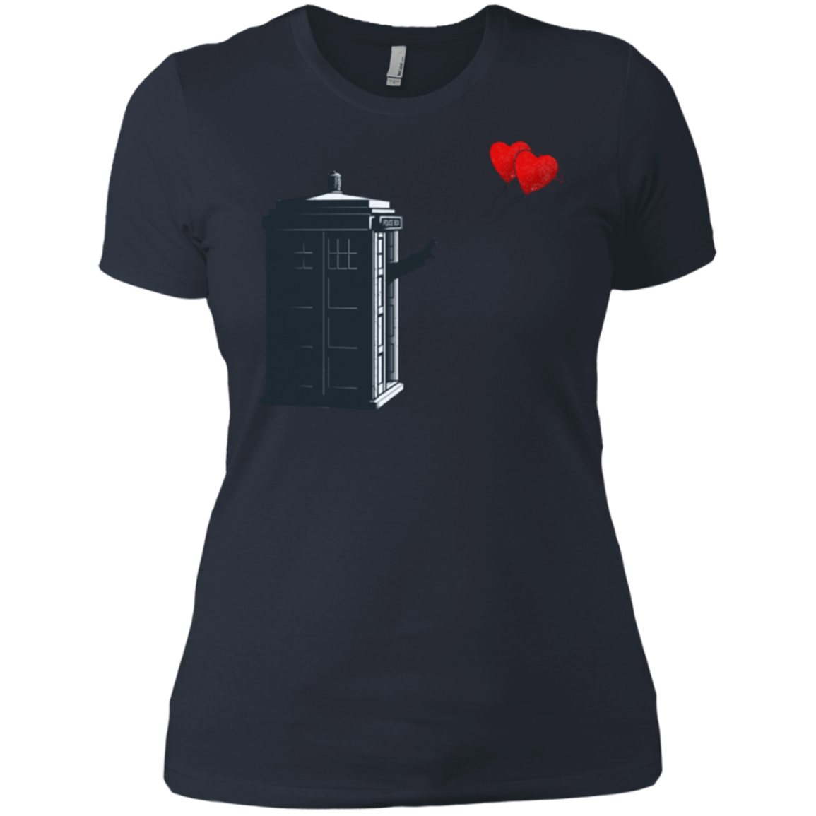 Dr Banksy Heart Balloon Women's Premium T-Shirt