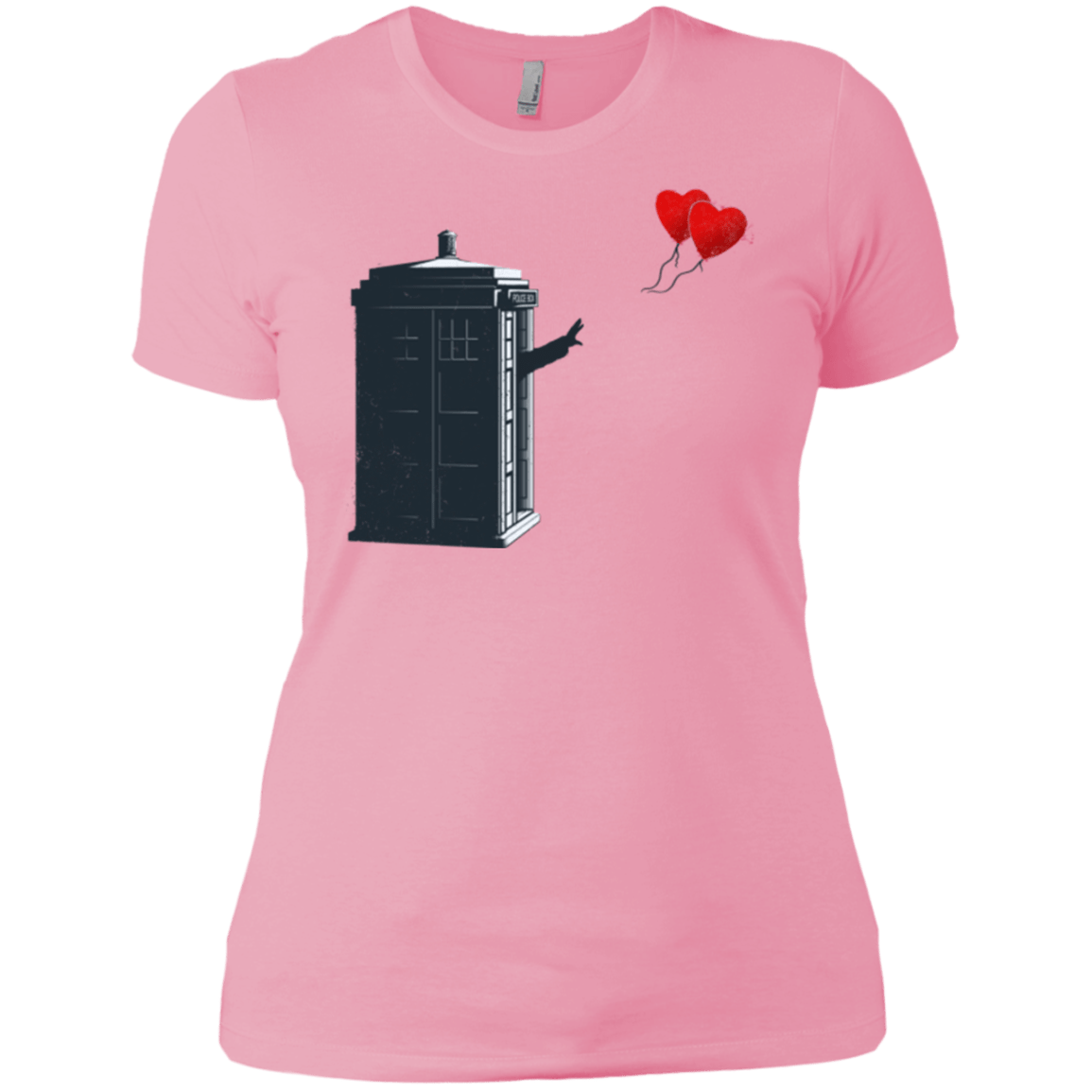 Dr Banksy Heart Balloon Women's Premium T-Shirt