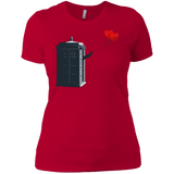 T-Shirts Red / X-Small Dr Banksy Heart Balloon Women's Premium T-Shirt