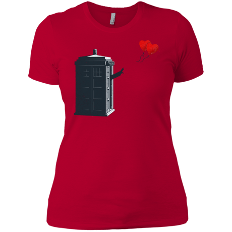 T-Shirts Red / X-Small Dr Banksy Heart Balloon Women's Premium T-Shirt