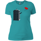 Dr Banksy Heart Balloon Women's Premium T-Shirt