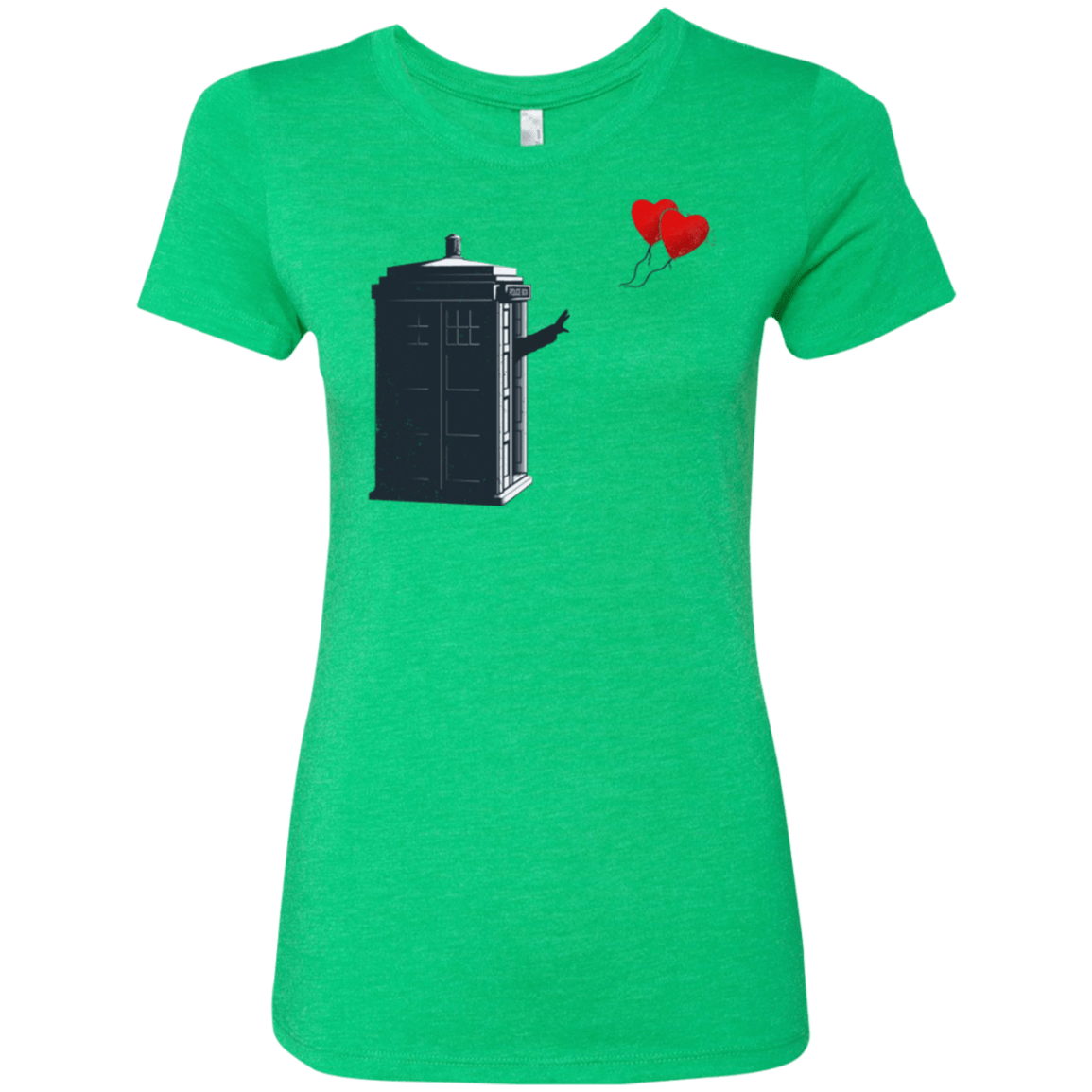 T-Shirts Envy / Small Dr Banksy Heart Balloon Women's Triblend T-Shirt