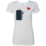 T-Shirts Heather White / Small Dr Banksy Heart Balloon Women's Triblend T-Shirt