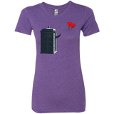 T-Shirts Purple Rush / Small Dr Banksy Heart Balloon Women's Triblend T-Shirt